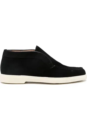 santoni Loafer aus Wildleder