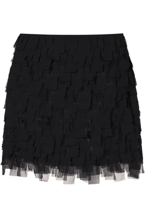 Gloria Coelho High-Waist-Rock im Layering-Look