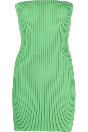 Nanushka Brynn Bandeau-Top aus geripptem Strick