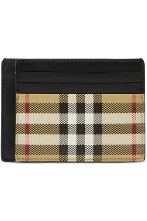 Burberry Vintage Check Kartenetui mit Logo-Gravur