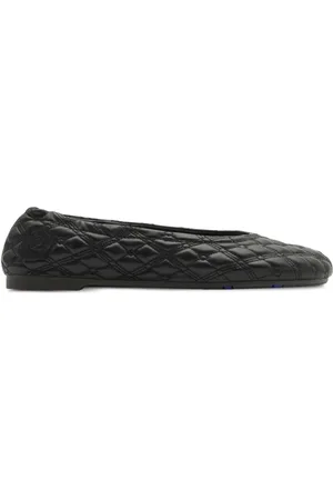 Burberry Ballerinas mit Equestrian Knight-Stickerei