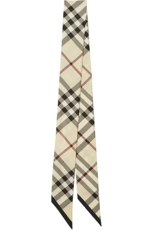 Burberry Karierter Schal aus Seide