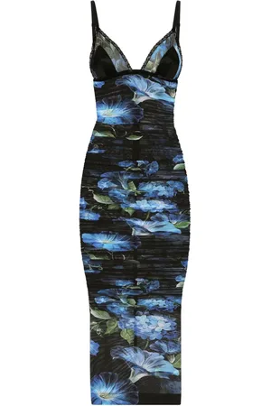 Dolce & Gabbana Kleid mit Blumen-Print