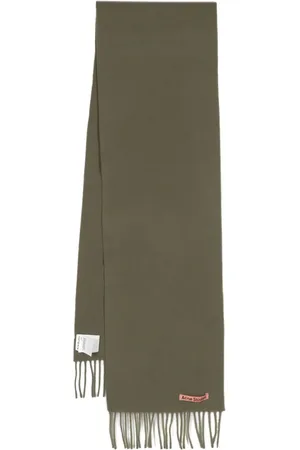 Acne Studios Schal mit Logo-Applikation