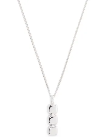 TOM WOOD Mini cushion pendant necklace
