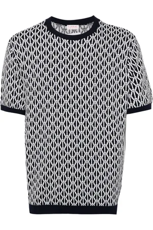 Fursac T-Shirt aus Jacquard mit Seilmotiv