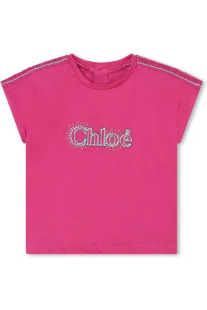 Chloé Besticktes T-Shirt aus Bio-Baumwolle