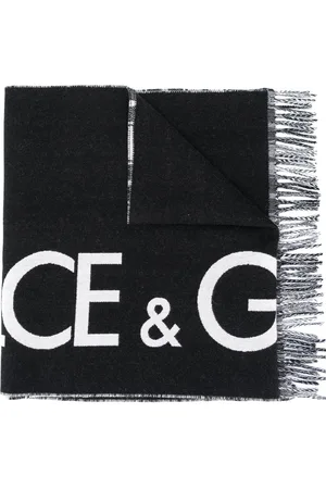 Dolce & Gabbana Karierter Schal mit Logo