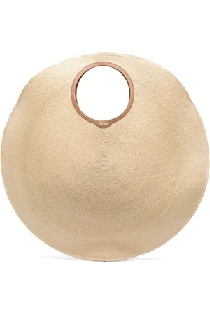 Cult Gaia Amun Schultertasche aus Bast