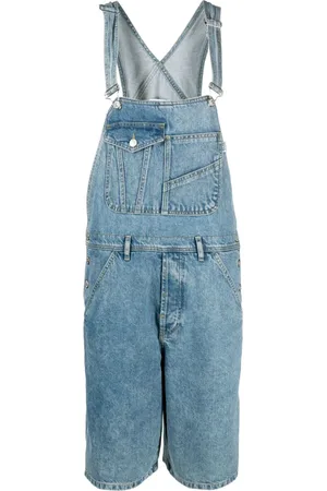 Moschino Latzhose mit weitem Bein