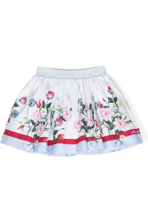 MONNALISA Ausgestellter Rock mit Blumen-Print