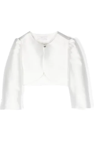 MONNALISA Cropped-Jacke mit Rundhalsausschnitt