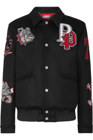 Philipp Plein Bomberjacke mit Eton-Kragen