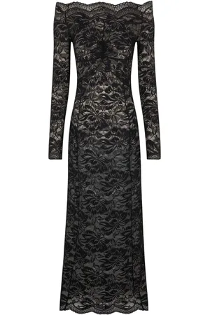 Paco rabanne Kleid mit Blumenspitze