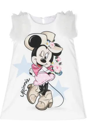 MONNALISA X Disney Kleid mit Minnie-Maus-Print