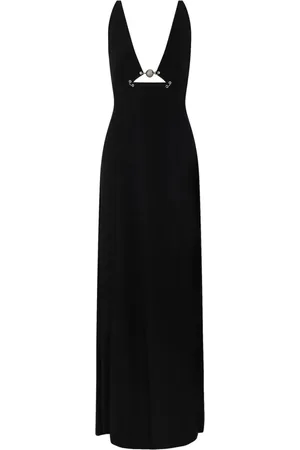 Paco rabanne Maxikleid mit V-Ausschnitt