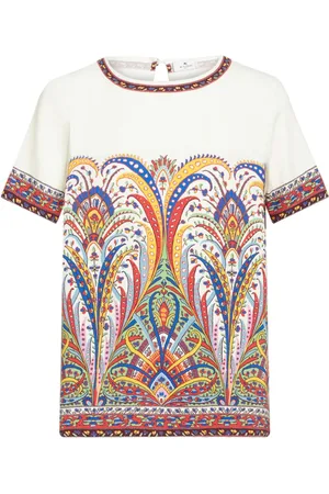 Etro T-Shirt mit Paisley-Print