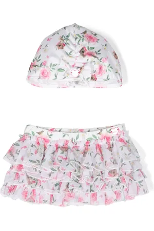 MONNALISA Gerüschtes Tutu mit Blumen-Print