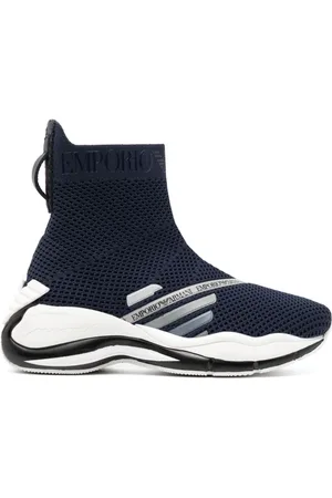 Emporio Armani Slip-On-Sneakers mit breiter Sohle