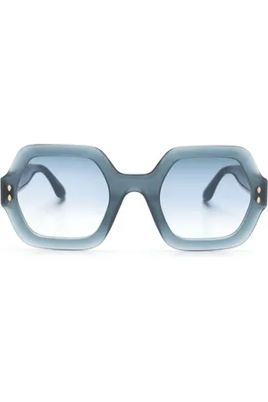 Isabel Marant Ely Sonnenbrille mit sechseckigem Gestell
