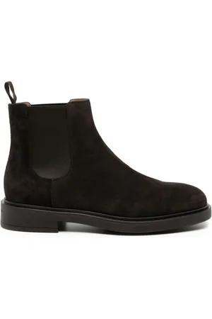 Gianvito Rossi Douglas Stiefel mit Einsätzen aus Wildleder