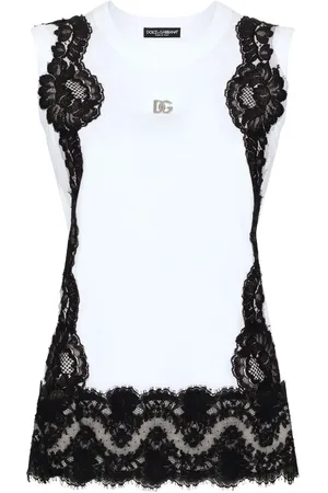 Dolce & Gabbana T-Shirt mit Spitze