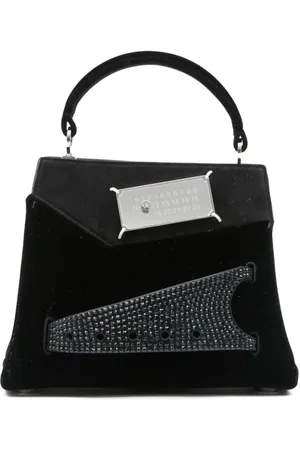 Maison Margiela Kleine Snatched Handtasche aus Wildleder