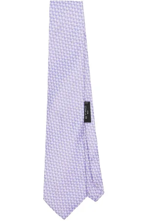 Etro Seidenkrawatte mit Paisley-Jacquardmuster
