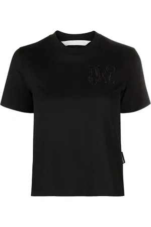 Palm Angels T-Shirt mit Logo-Stickerei