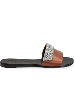 Giuseppe Zanotti Pantoletten mit Strass