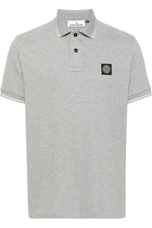 Stone Island Poloshirt aus Pikee
