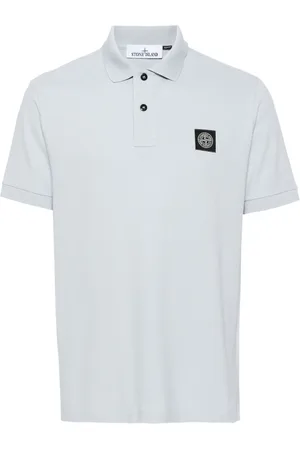 Stone Island Poloshirt aus Pikee