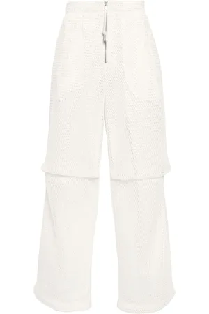Jil Sander Lochstrick-Hose im Layering-Look