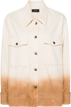 Alanui Jeanshemd mit Farbtone
