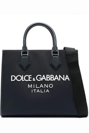 Dolce & Gabbana Canvas-Handtasche mit Logo-Prägung
