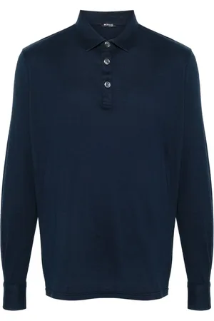 Kiton Langärmeliges Poloshirt aus Jersey