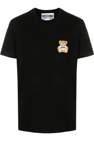 Moschino T-Shirt mit Teddy-Stickerei