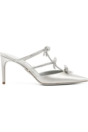 RENE CAOVILLA Mules mit Schleife 80mm