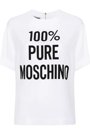 Moschino T-Shirt mit Slogan-Print