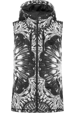 Philipp Plein Daunenweste mit grafischem Print