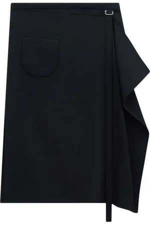 Courrèges Midirock mit Kellerfalte