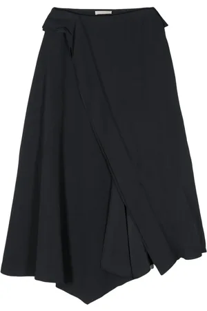 ULLA JOHNSON Drapierter Violetta Midirock