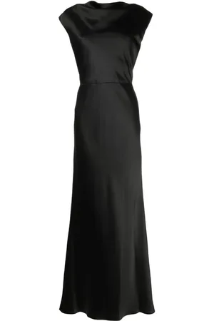 Amsale Maxikleid mit drapiertem Ausschnitt