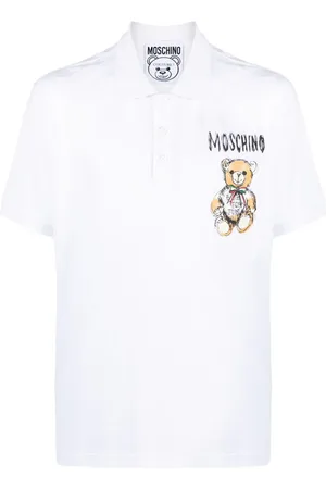 Moschino Poloshirt mit Teddy-Motiv