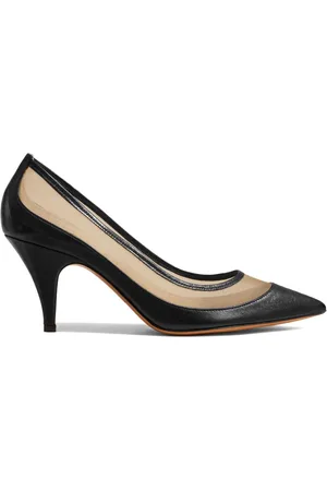 Khaite The River Pumps mit Mesh-Einsatz 75mm
