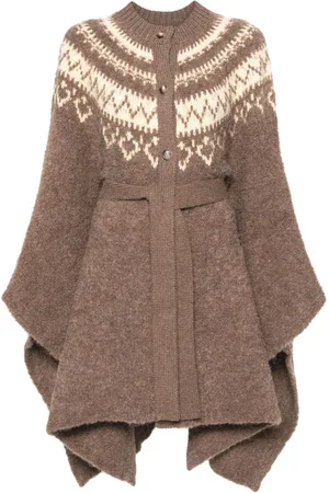 Ralph Lauren Cardigan mit Fair-Isle-Intarsienmuster
