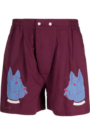 BODE Shorts mit Dobermann-Applikation