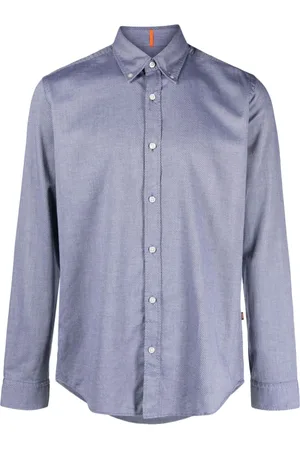 HUGO BOSS Hemd mit Jacquardmuster
