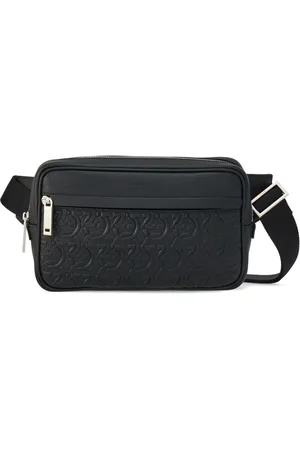 Salvatore Ferragamo Schultertasche mit Gancini-Prägung