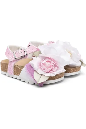 MONNALISA Sandalen mit Blumenapplikation